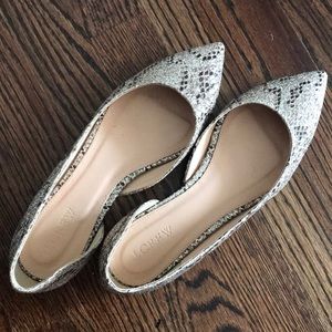 Gorgeous J Crew Gold Flats